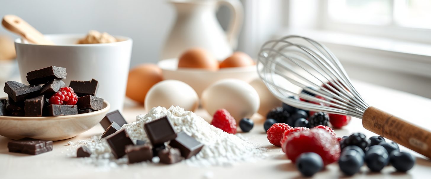 Dessert ingredients